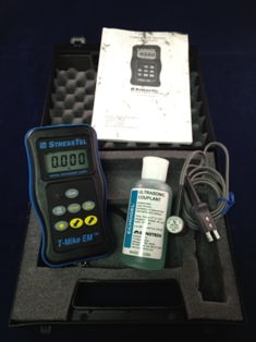 StressTel GE Inspection Technologies TMIKE EM Ultrasonic Thickness Gauge